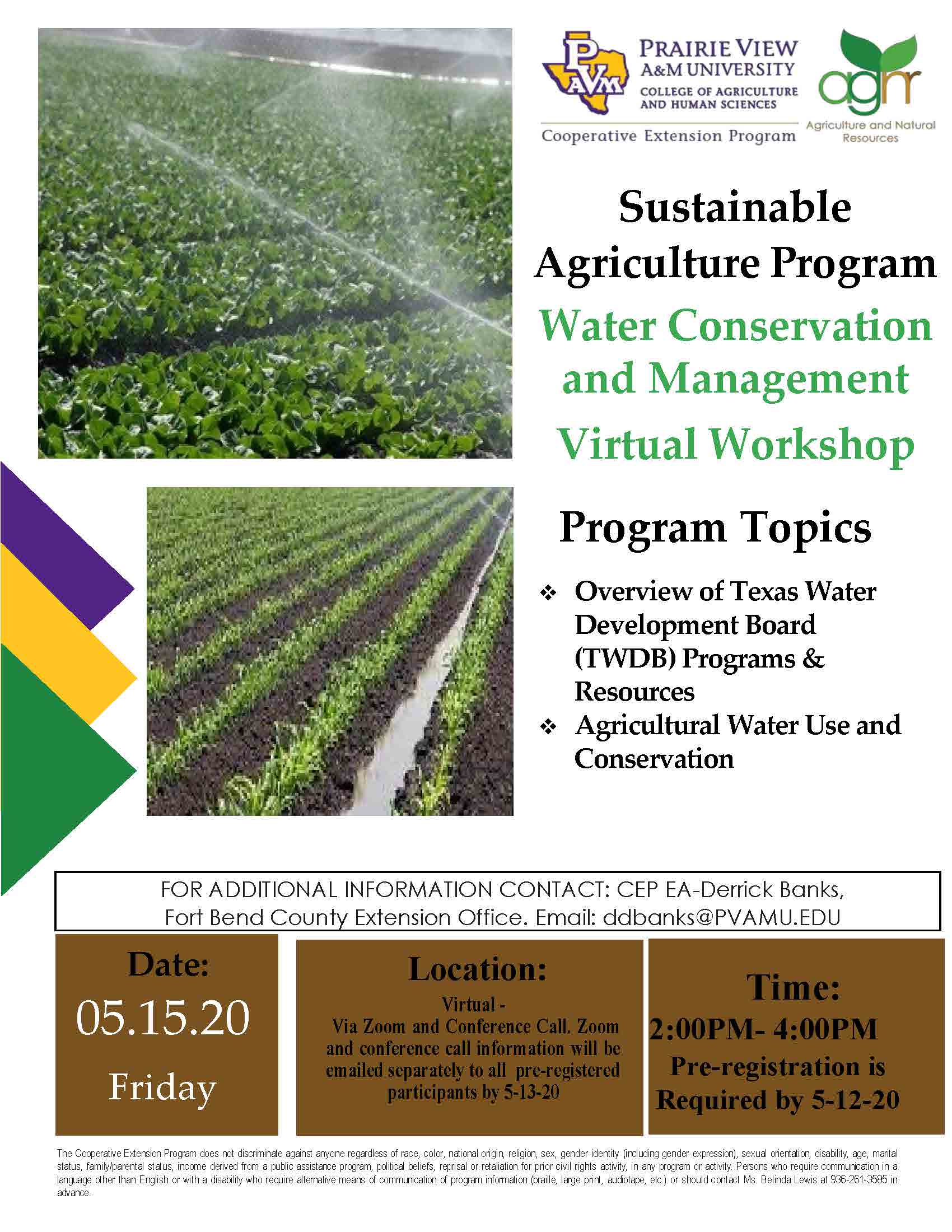 Water Conservation and Management workshop