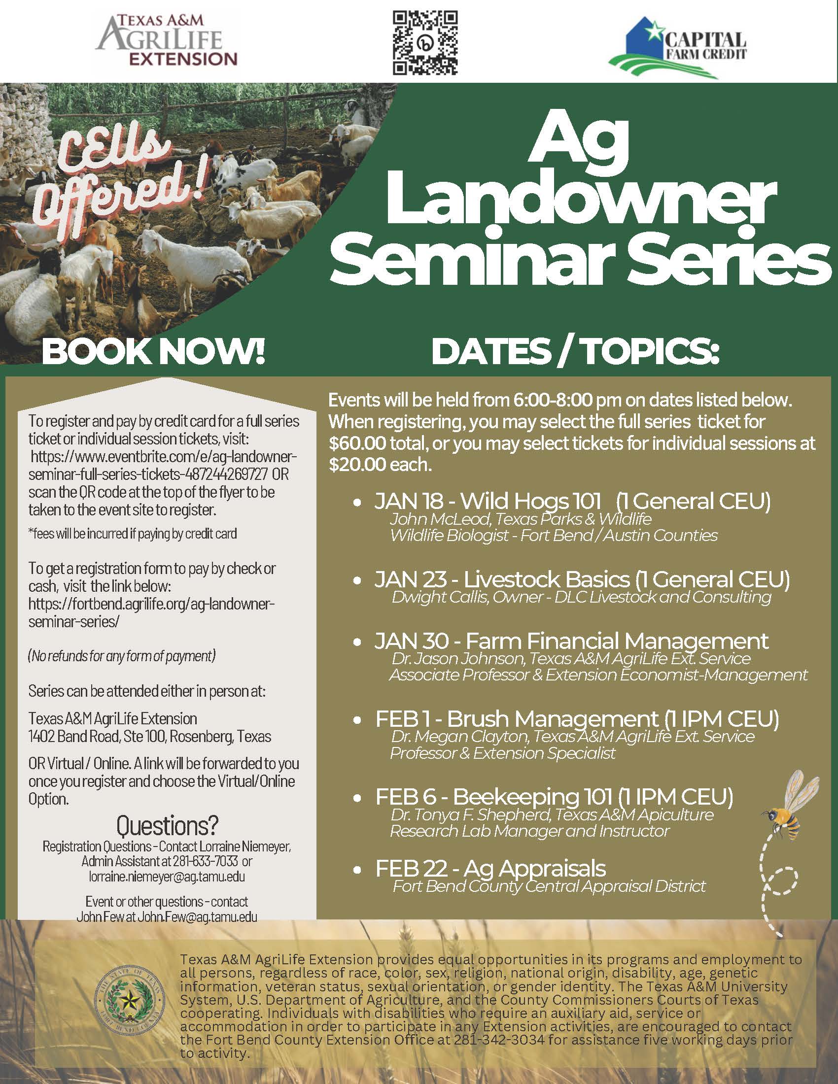 Ag Landowner Seminar Series