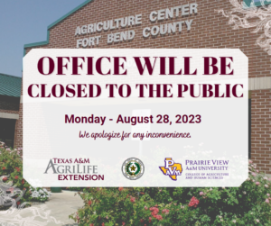 Office will be closed to the public for In-service Aug 28, 2023.