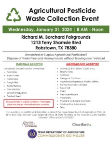 Waste Collection Event flyer