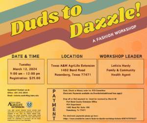 Duds to Dazzle 3.12.24